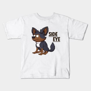 Side Eye Meme - Chihuahua Dog Kids T-Shirt